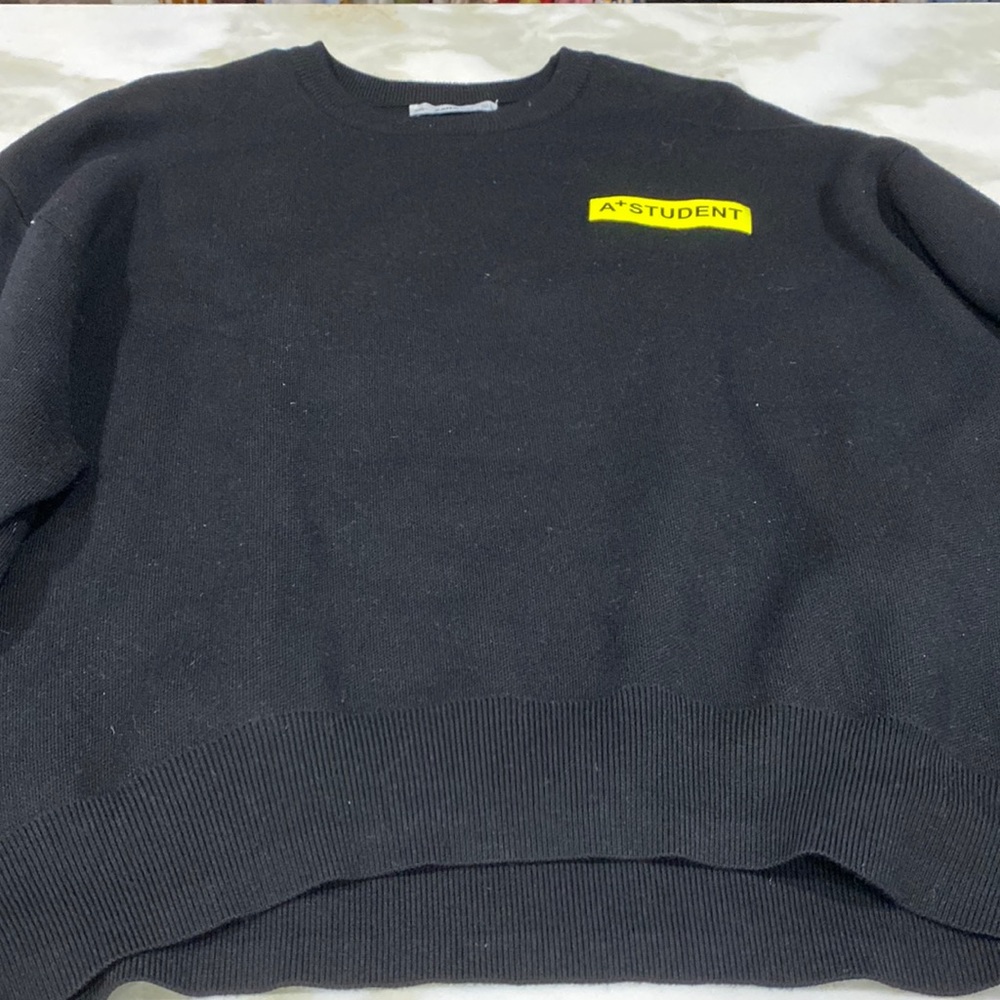 Zara A+ student knit sweater.